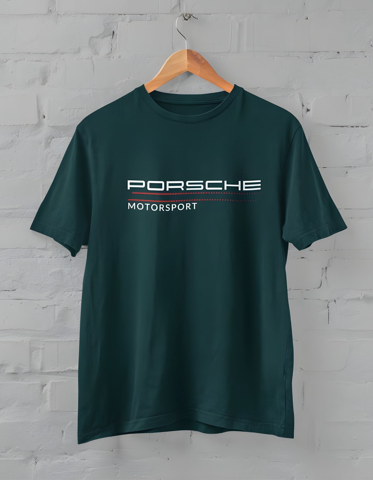 Porsche Printed Half Sleeve T-shirt for Men