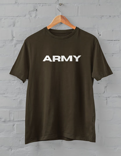 ARMY Half Sleeve T-Shirt for Men