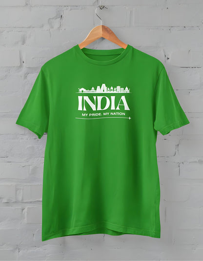 India My Pride My Nation Half Sleeve T-Shirt for Men