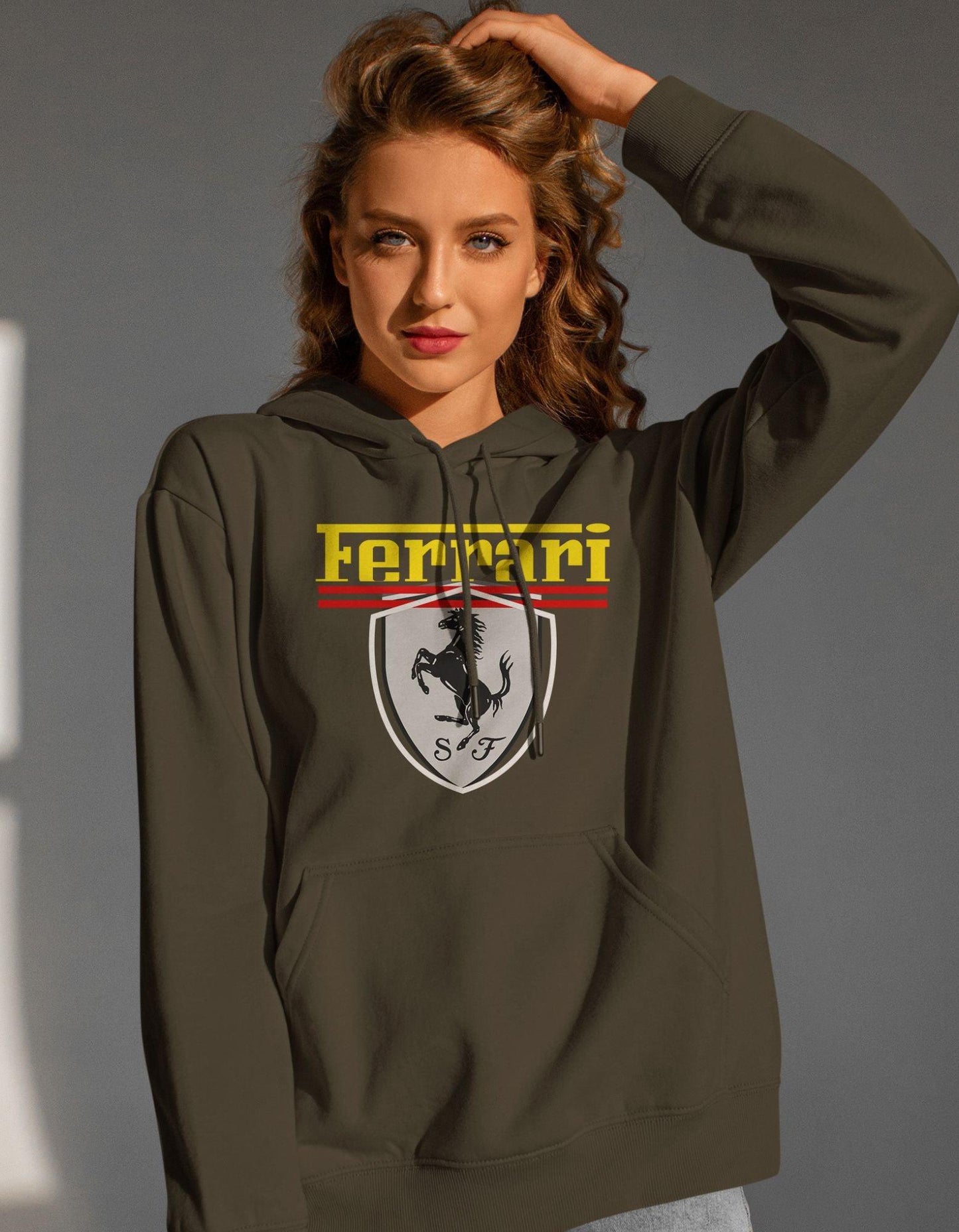 Ferrari Printed Unisex Hoodie For Men/Women