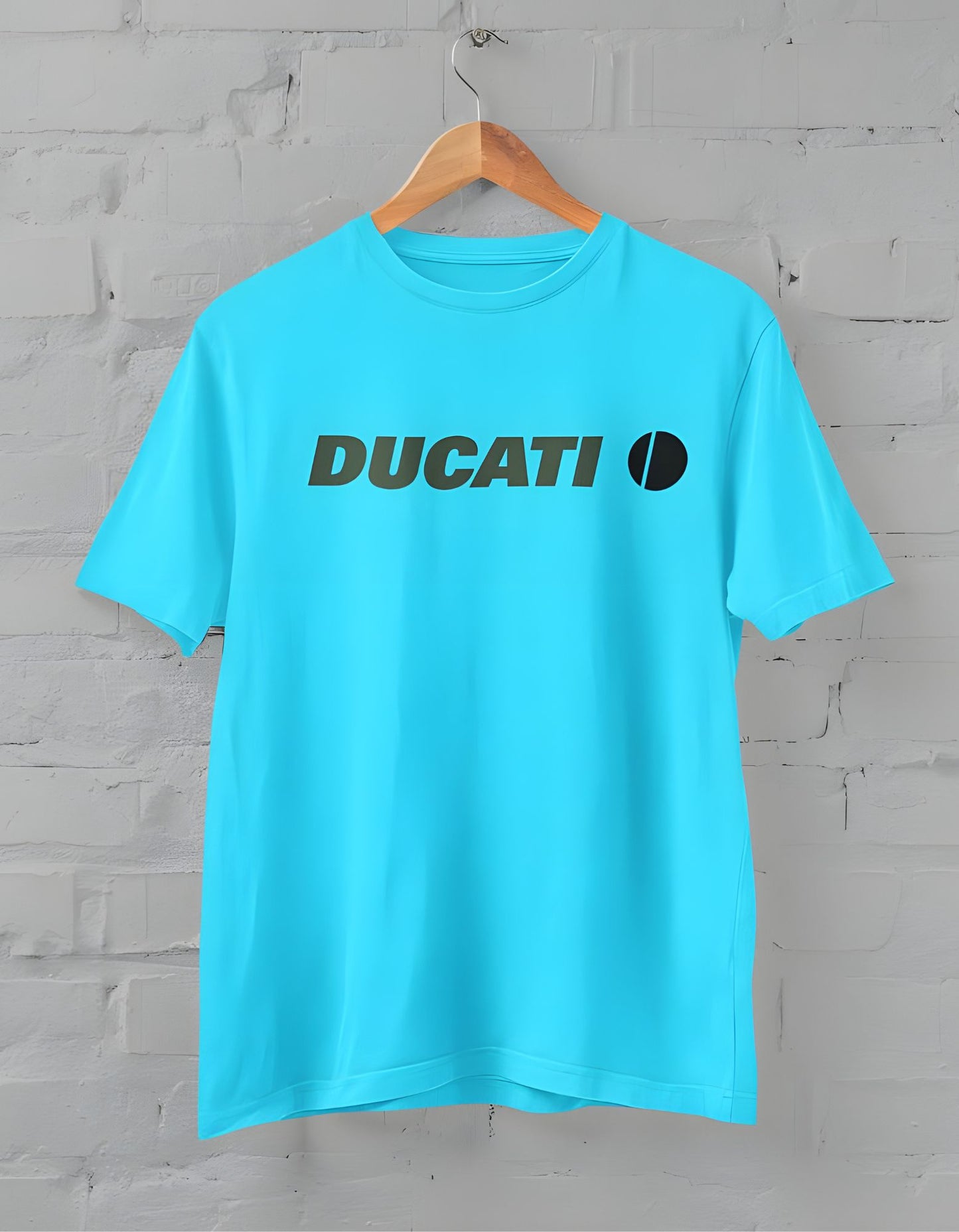 Ducati Typography Half Sleeve T-Shirt for Men