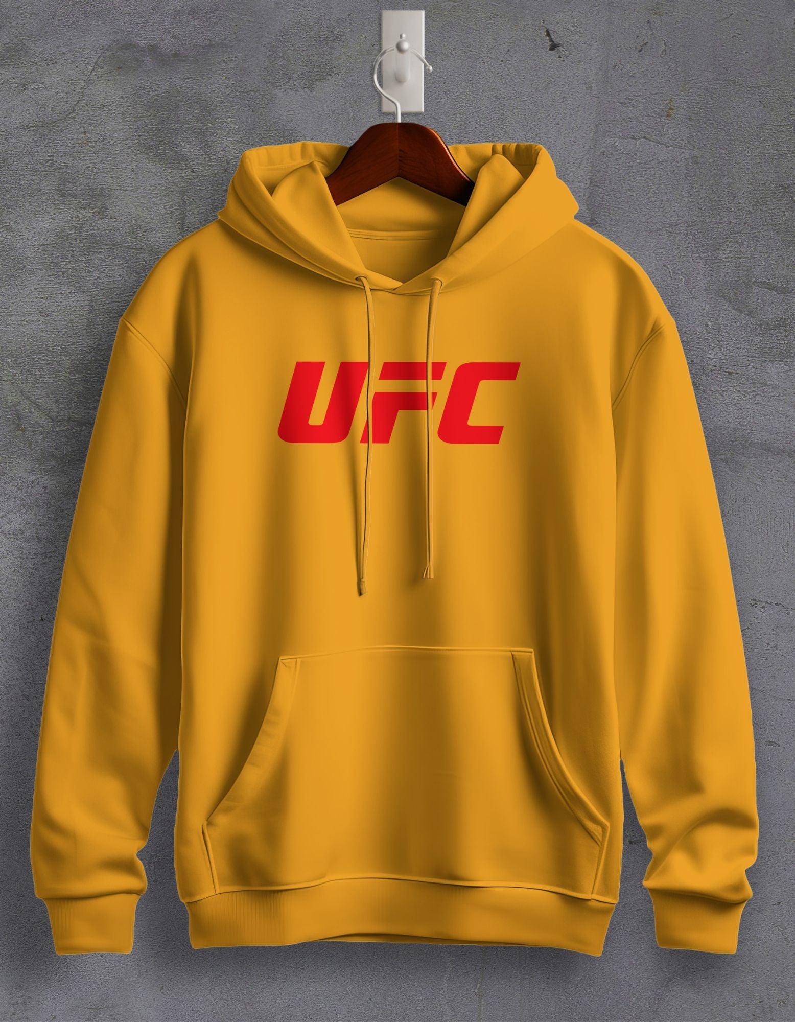 UFC RED Printed Unisex Hoodie For Men/Women