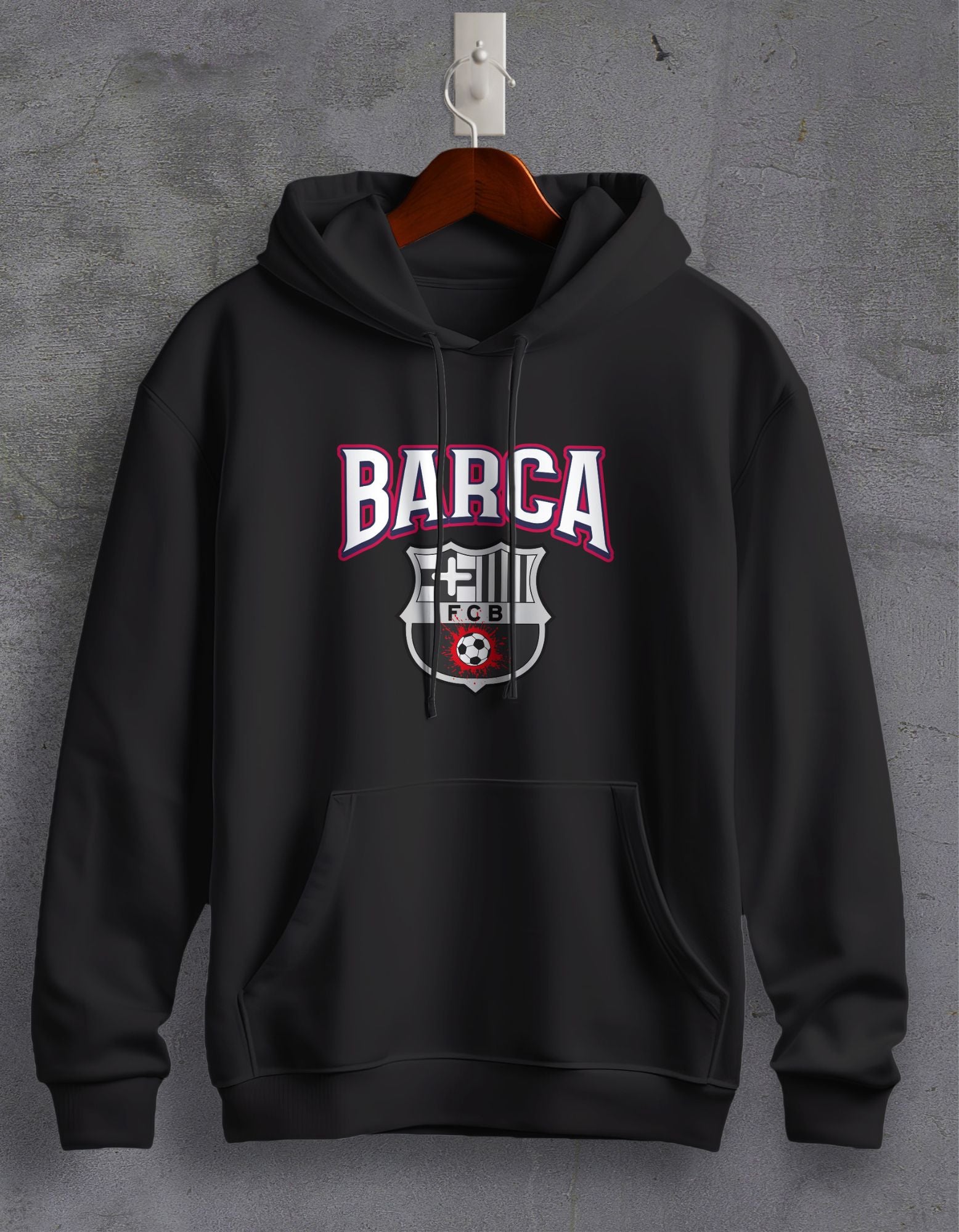 Barcelona Printed Unisex Hoodie For Men/Women