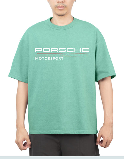 Porsche Mortorsport Printed Oversized T-shirt for Men