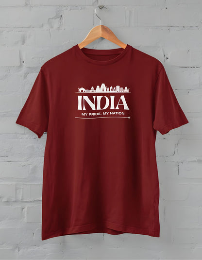 India My Pride My Nation Half Sleeve T-Shirt for Men