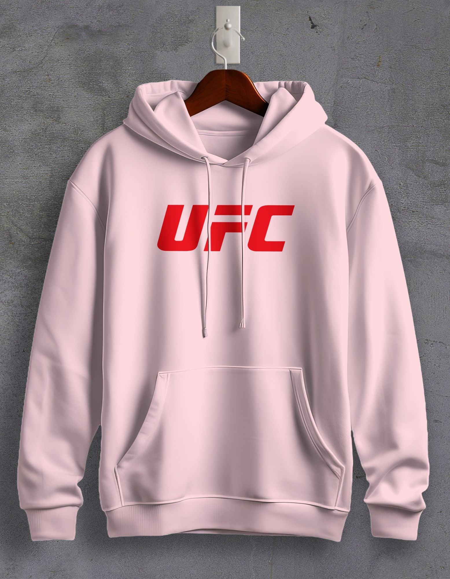 UFC RED Printed Unisex Hoodie For Men/Women