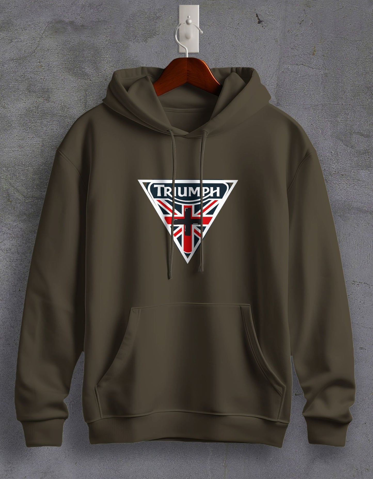 Triumph Printed Unisex Hoodie For Men/Women