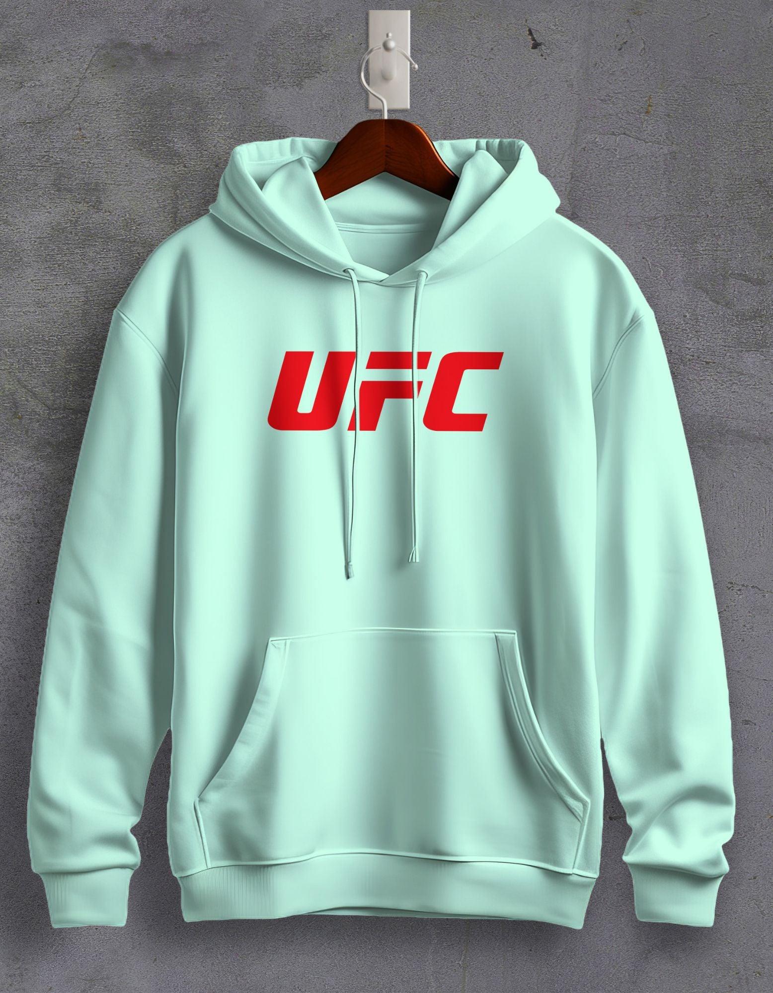 UFC RED Printed Unisex Hoodie For Men/Women