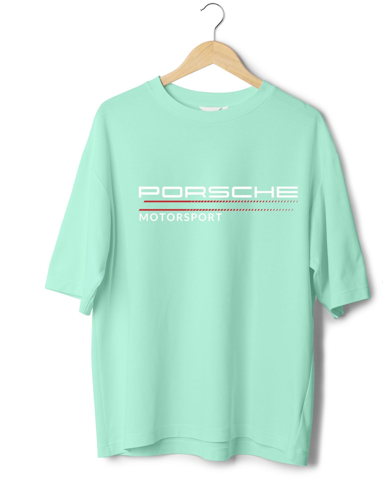 Porsche Mortorsport Printed Oversized T-shirt for Men