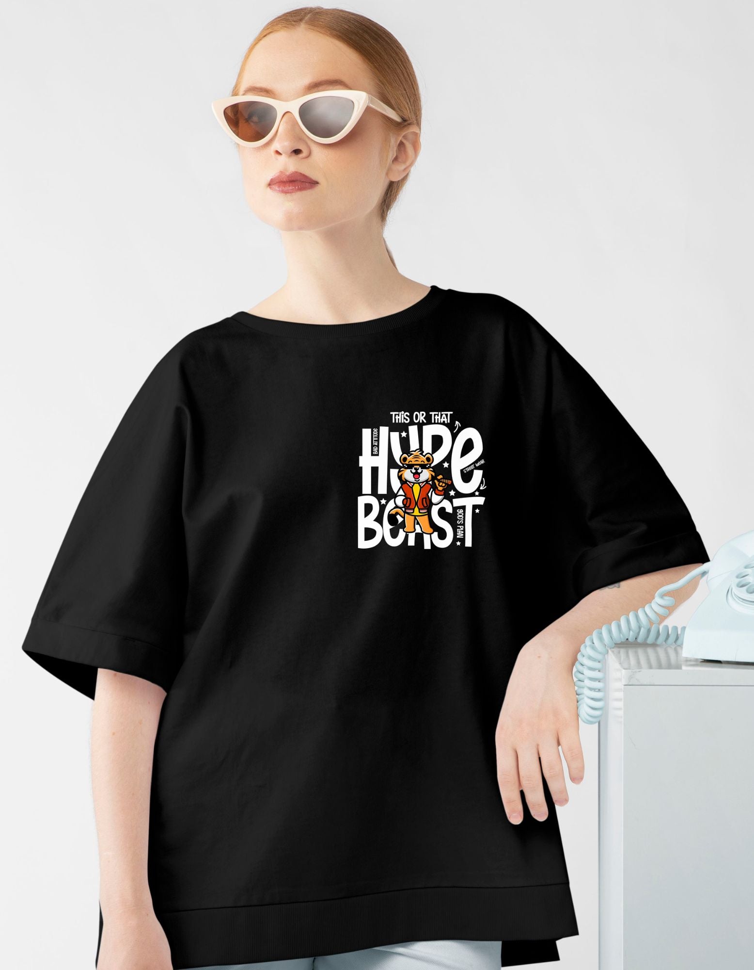 Hypebeast Premium French Terry Unisex Oversiized T-shirt