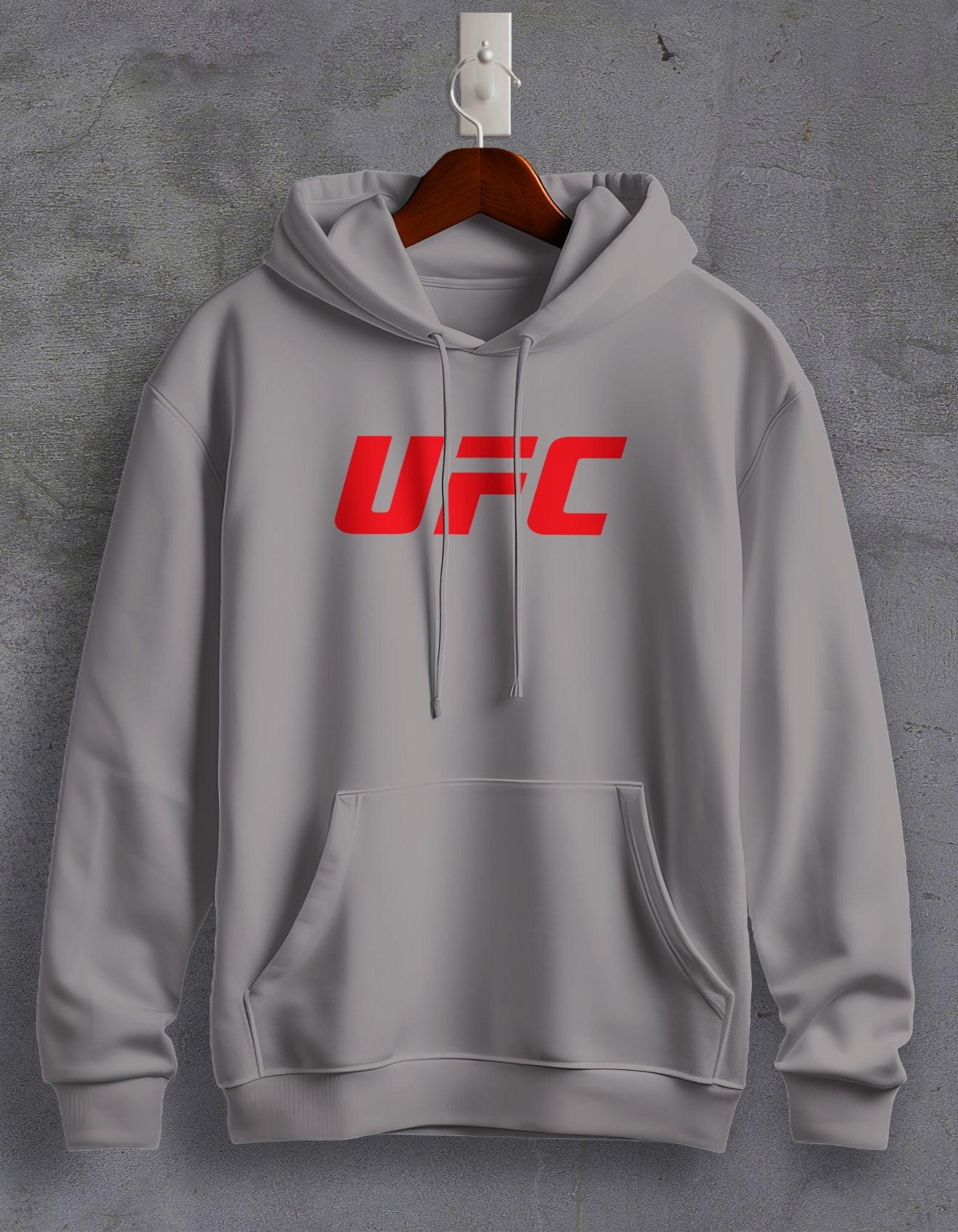 UFC RED Printed Unisex Hoodie For Men/Women