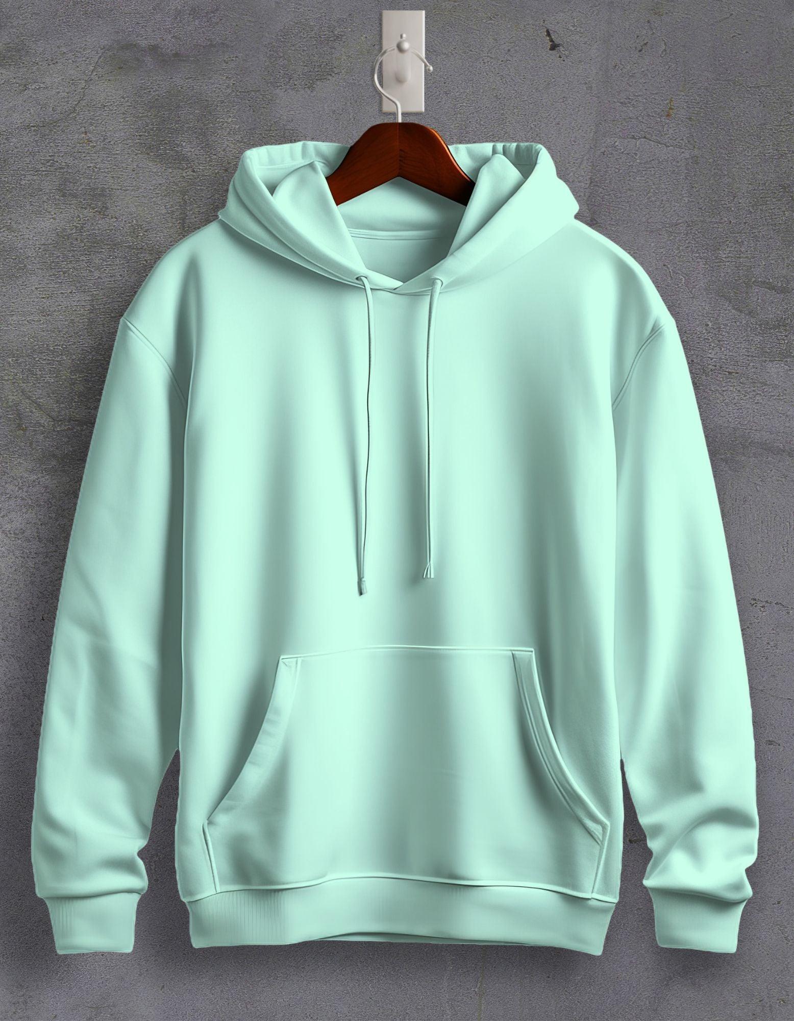 Mint Plain Unisex Hoodie For Men/Women