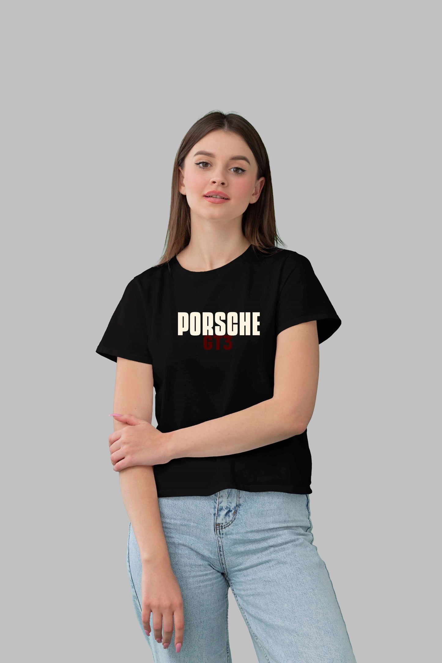 Porsche GT3 Half Sleeve T-shirt for Women