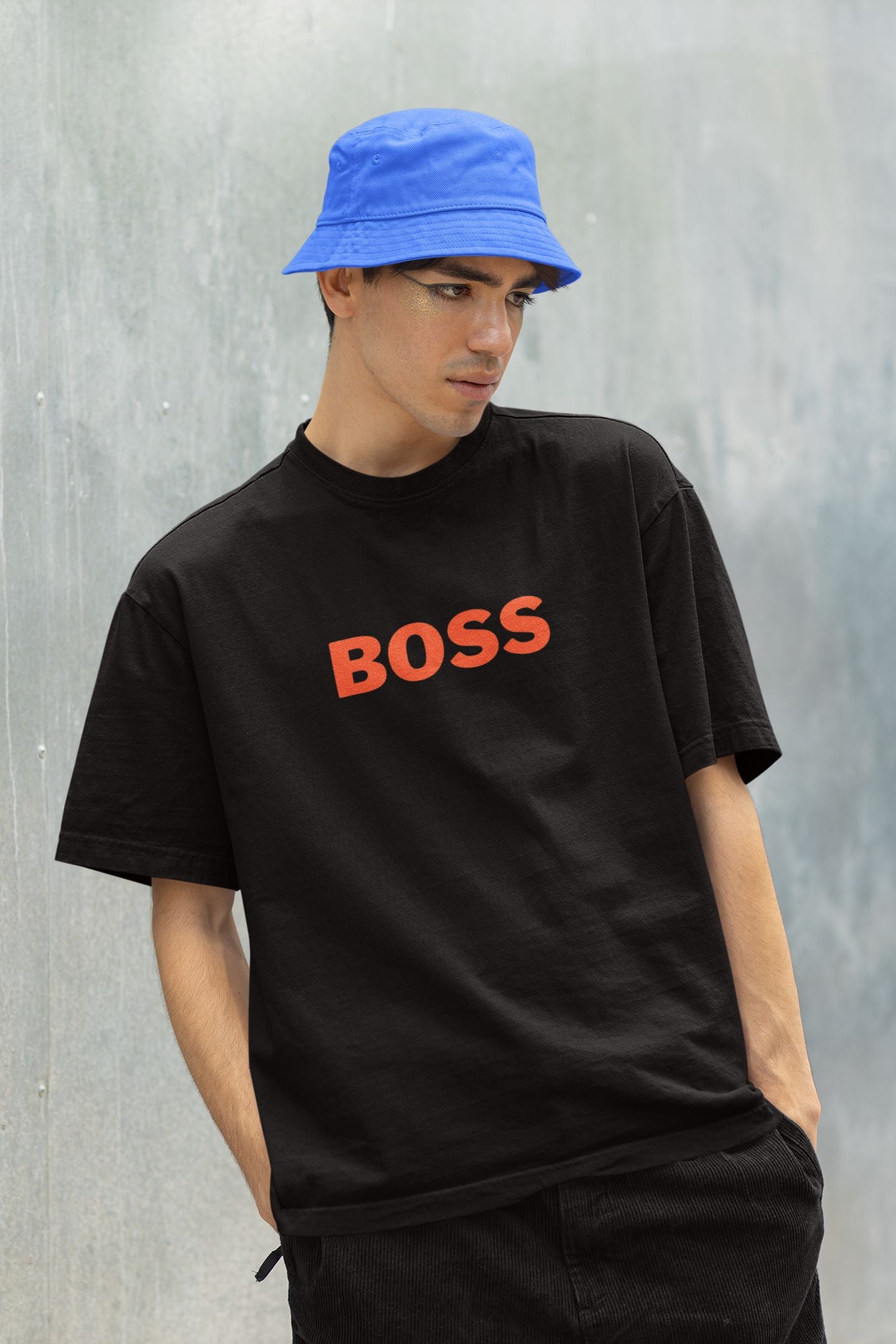 BOSS Oversized T-shirt for Men Black