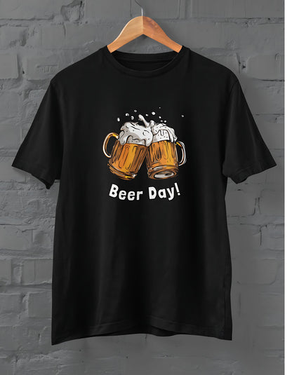 Beer Day Half Sleeve T-shirt for Men - ShosaQualiTees