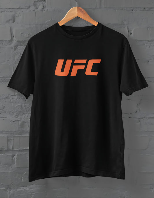 UFC Orange Half Sleeves T-shirt for Men