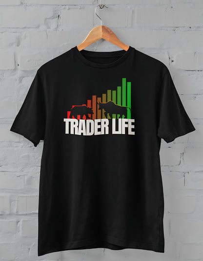 Trader Life Half Sleeve T-shirt for Men