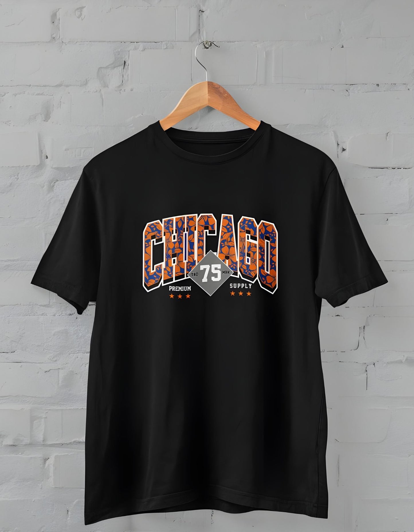 Chicago 75 Half Sleeve T-Shirt for Men