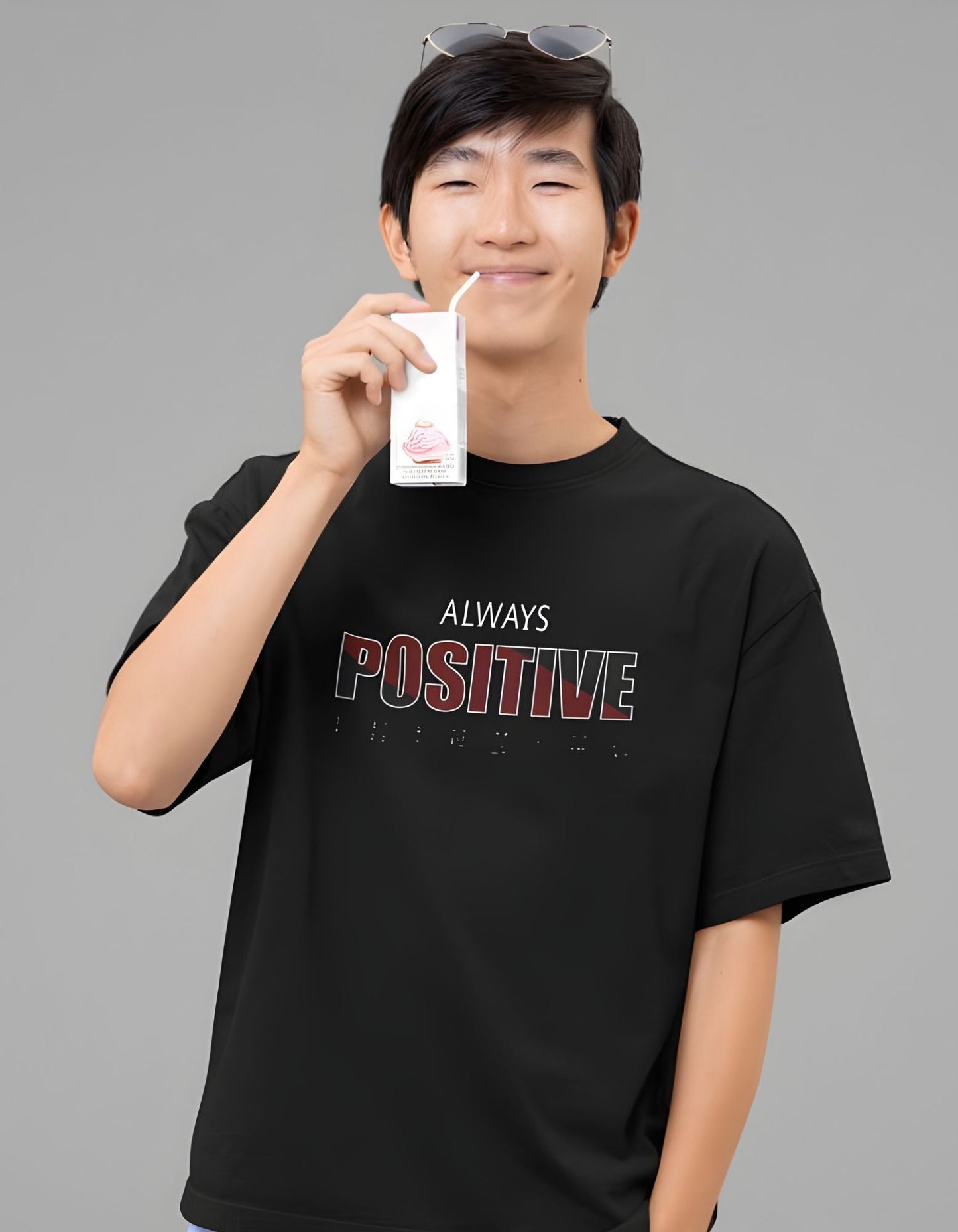 Always Positive Oversized T-shirt for Men