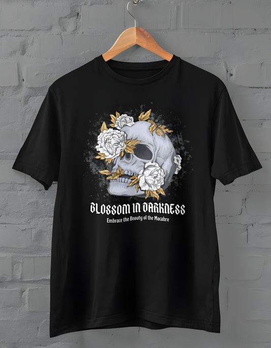 Skull Flower Tshirt for Men