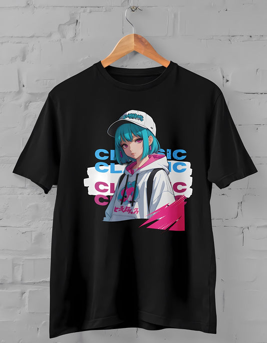 Anime Classic Streetwear Half Sleeve T-Shirt for Men