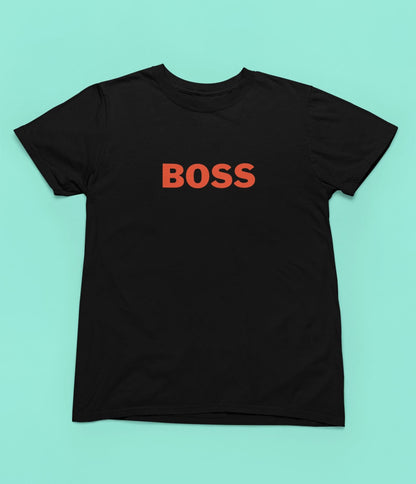 BOSS Kids T-shirt for Boy/Girl Black