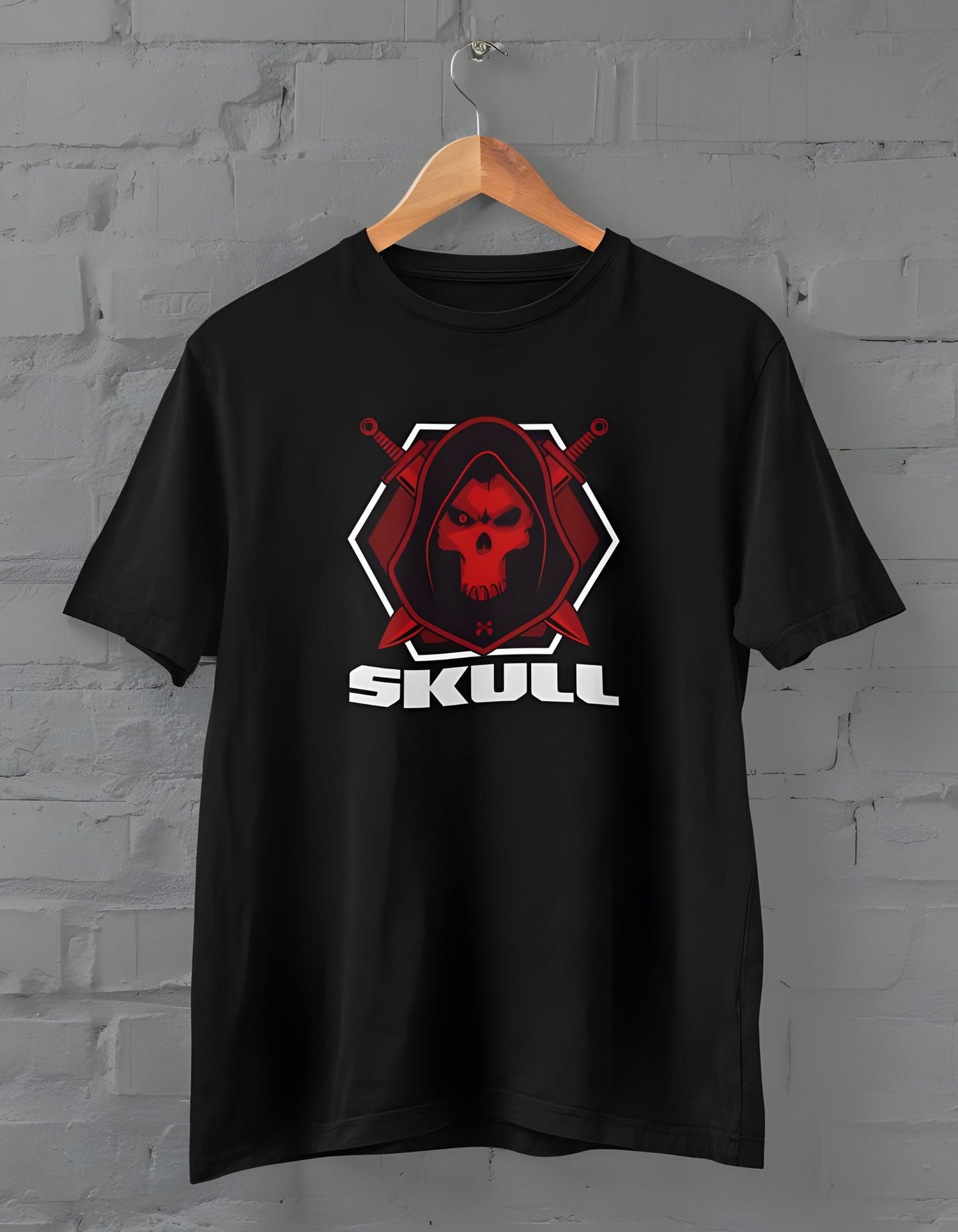 Red Skull Warrior Tshirt for Men