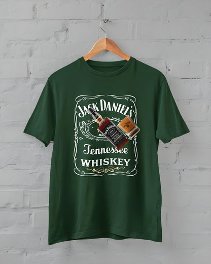 Jack Daniels Half Sleeve T-Shirt for Men