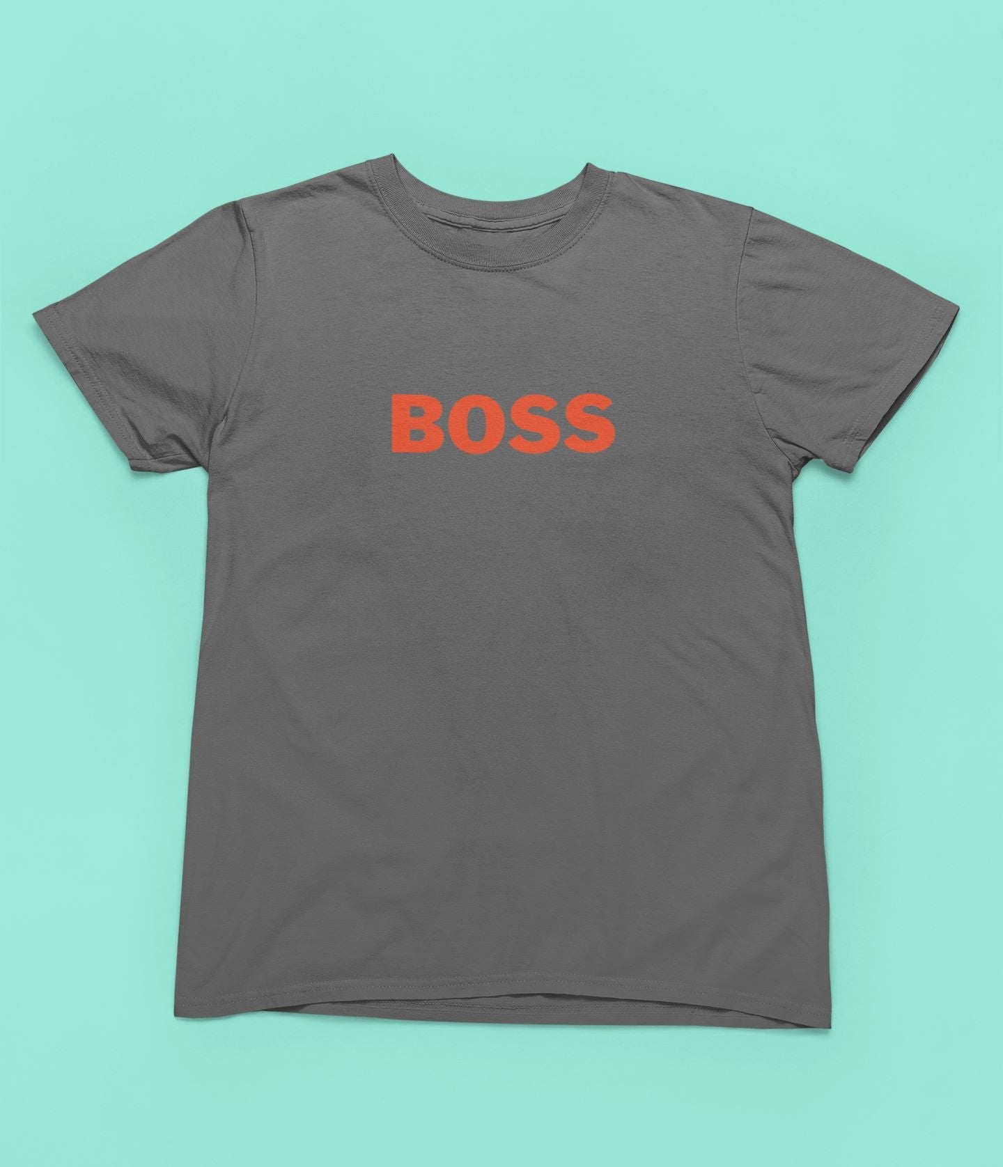 BOSS Kids T-shirt for Boy/Girl Grey Melange