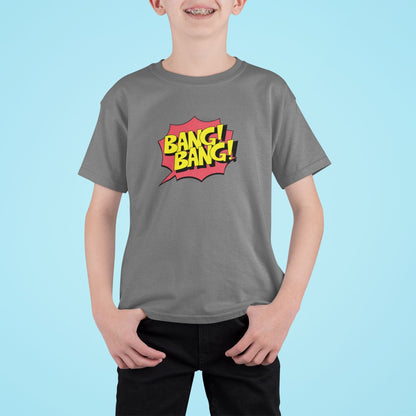 Bang Bang Kid's T-shirt for Boy/Girl Charcoal Melange