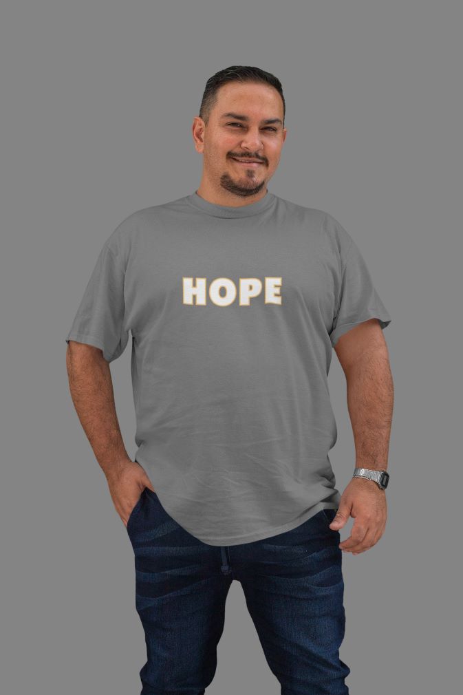 HOPE Plus Size T-Shirt for Men