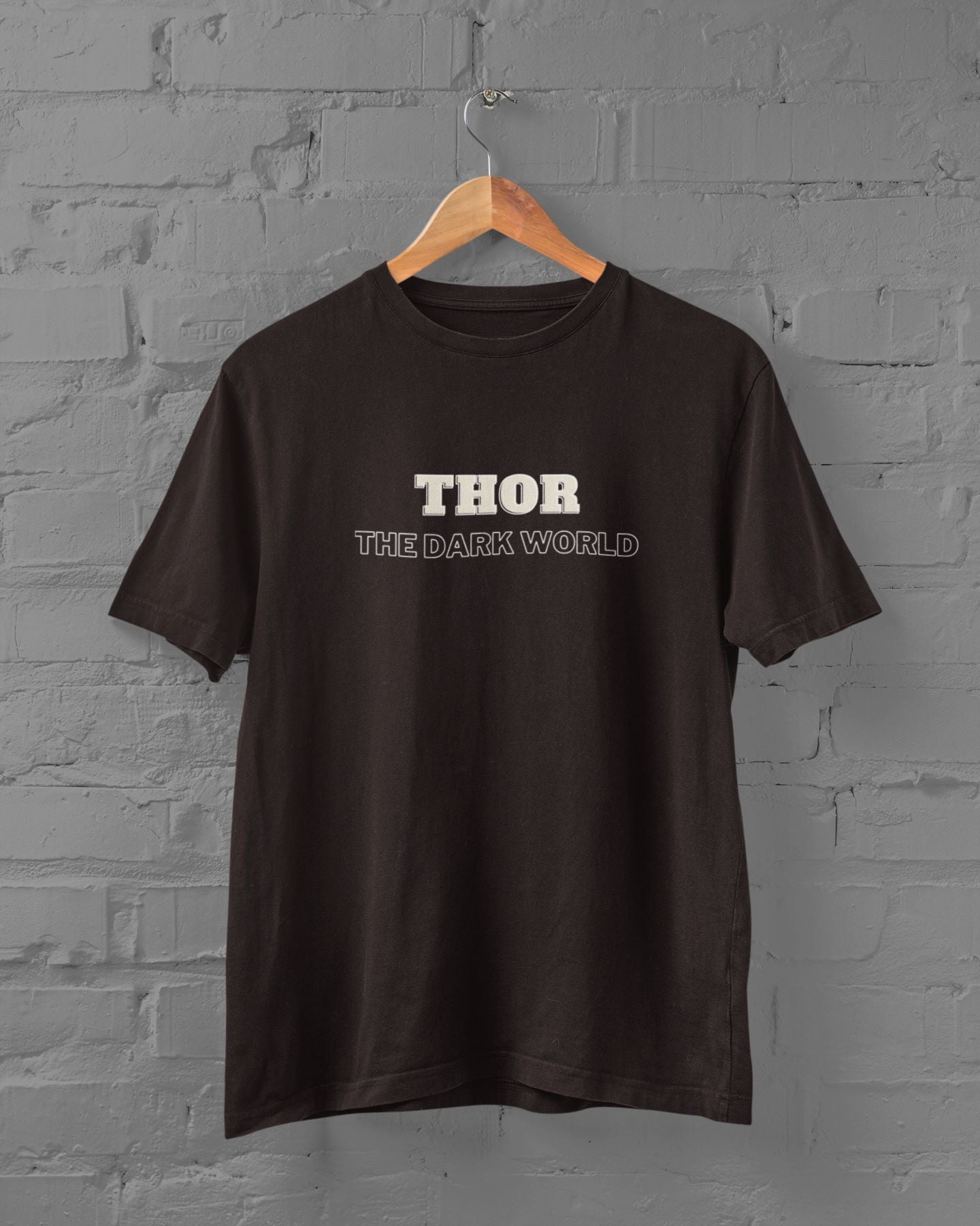 THOR The Dark World Half Sleeve T-shirt for Men/Women Coffee Brown