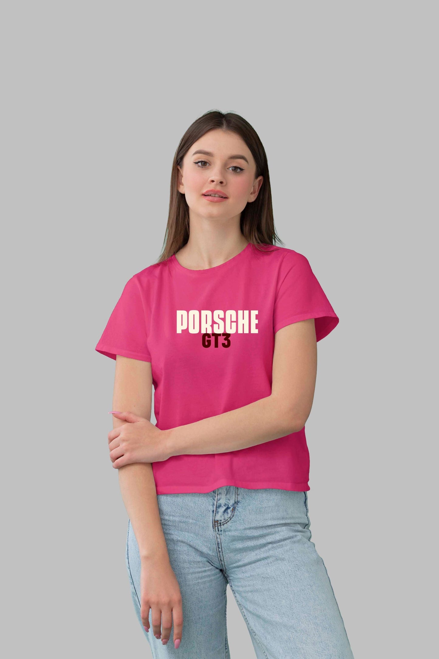 Porsche GT3 Half Sleeve T-shirt for Women