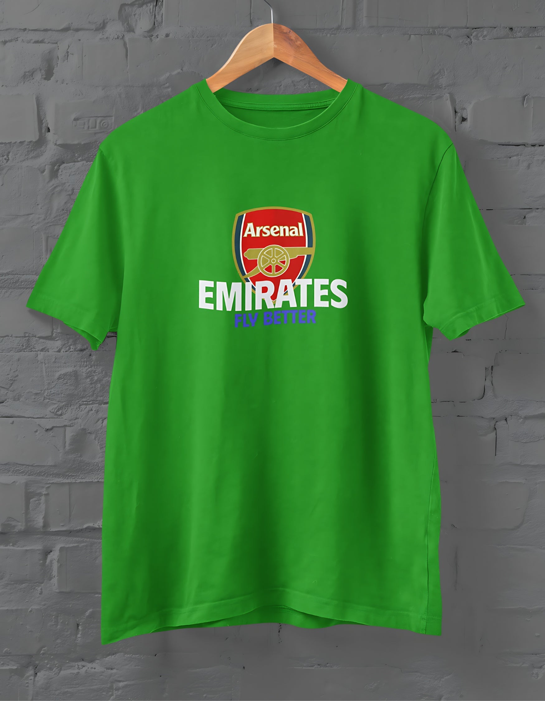 Arsenal Emirates Fly Better Half Sleeve T-shirt – ShosaQualiTees