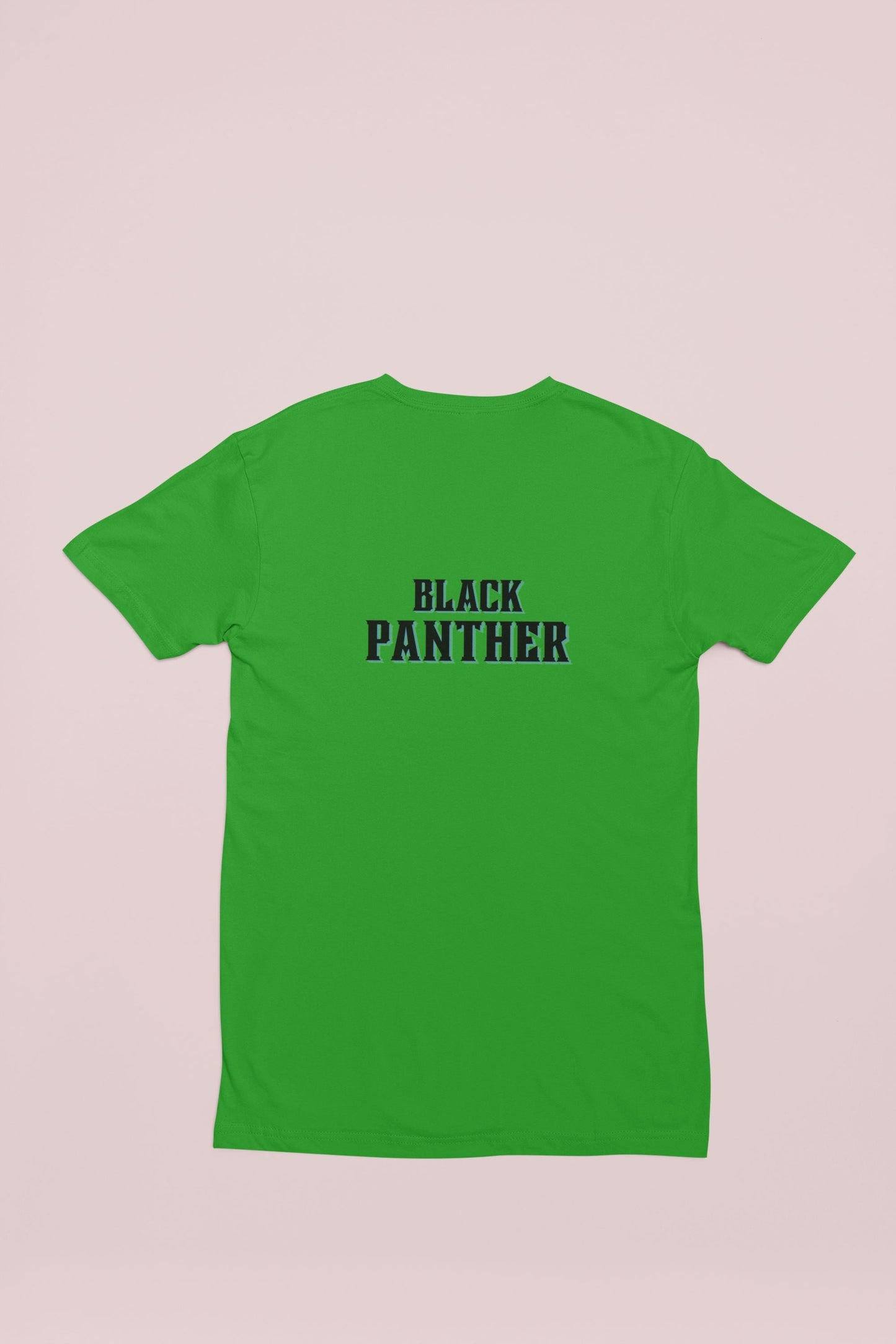 Black Panther Superhero Kid's T-shirt for Boy/Kid Flag Green