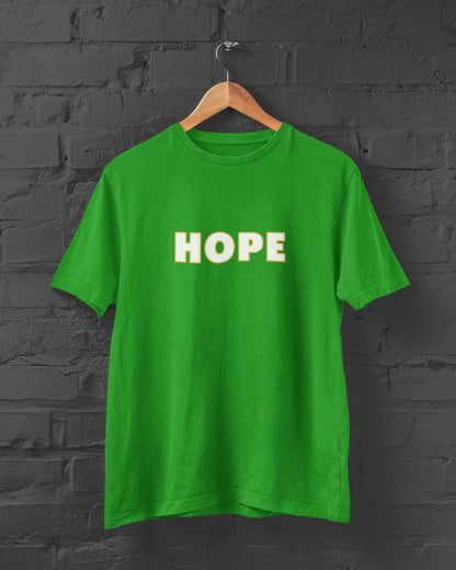 HOPE Half Sleeve T-Shirt for Men Flag green