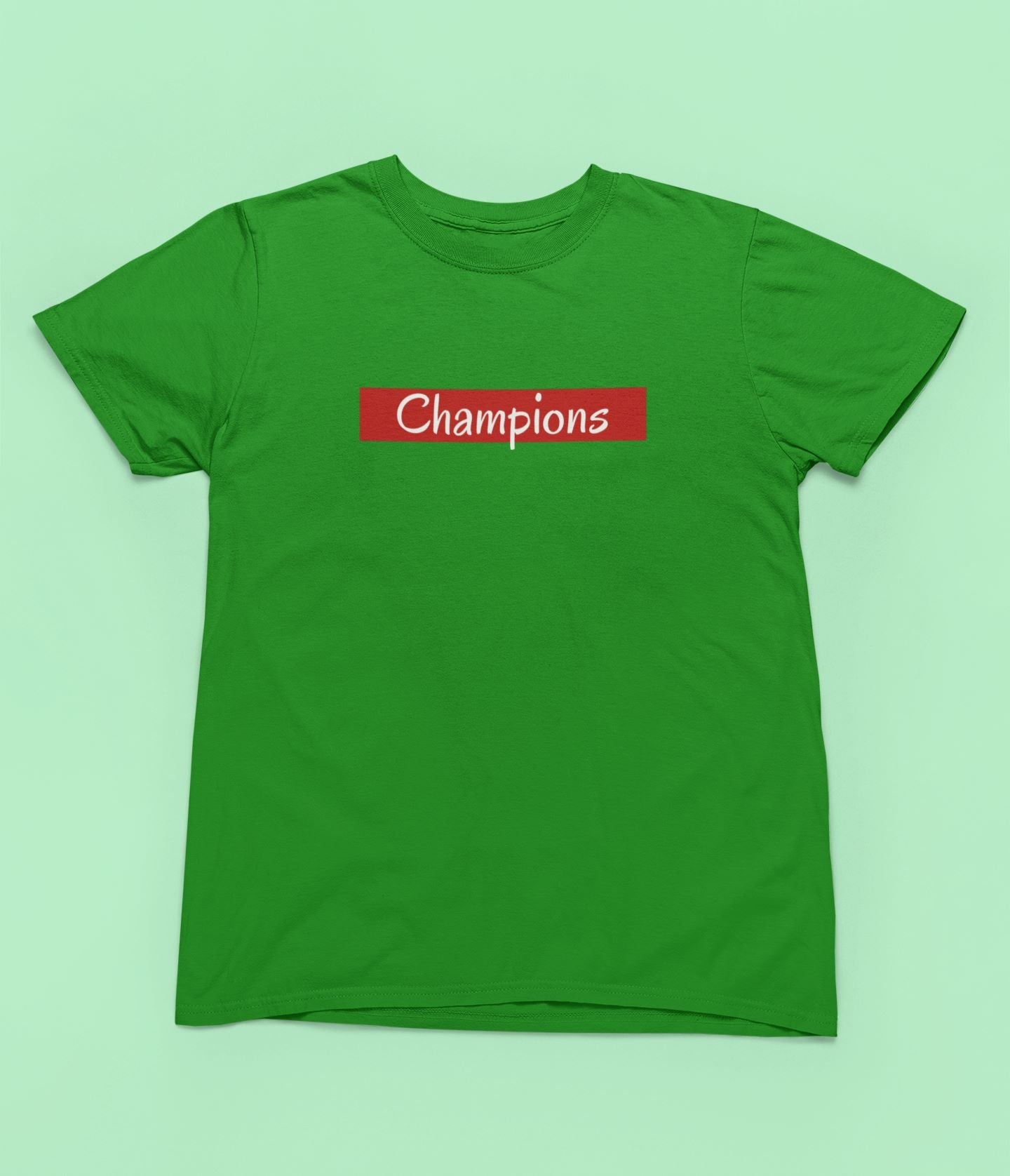 Champions Kid T-shirt for Baby Boy/Girl Flag Green