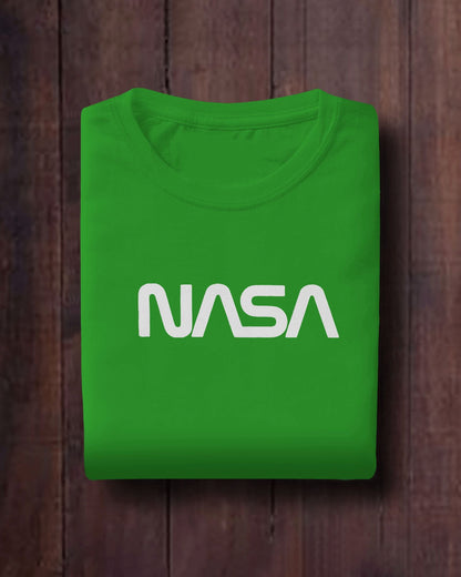 NASA Kids T-shirt for Boy/Girl Flag Green