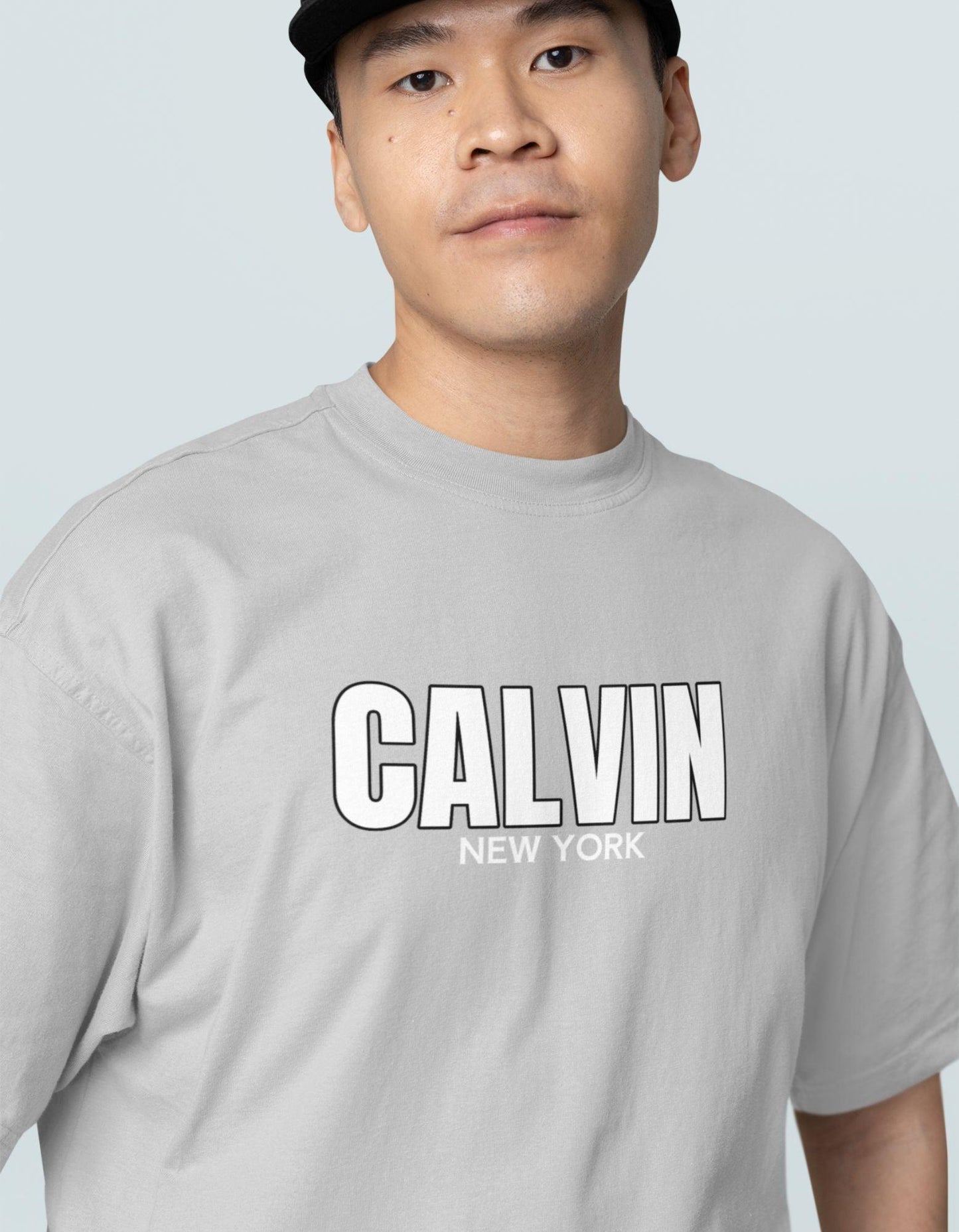 Calvin New York Typography Oversized T-shirt for Men