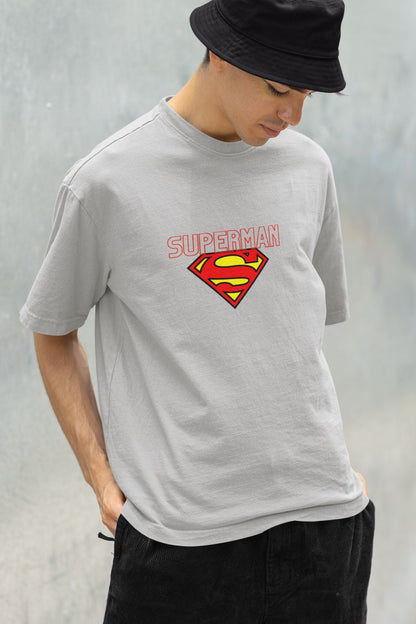 Superman Superhero Oversized T-shirt for Men