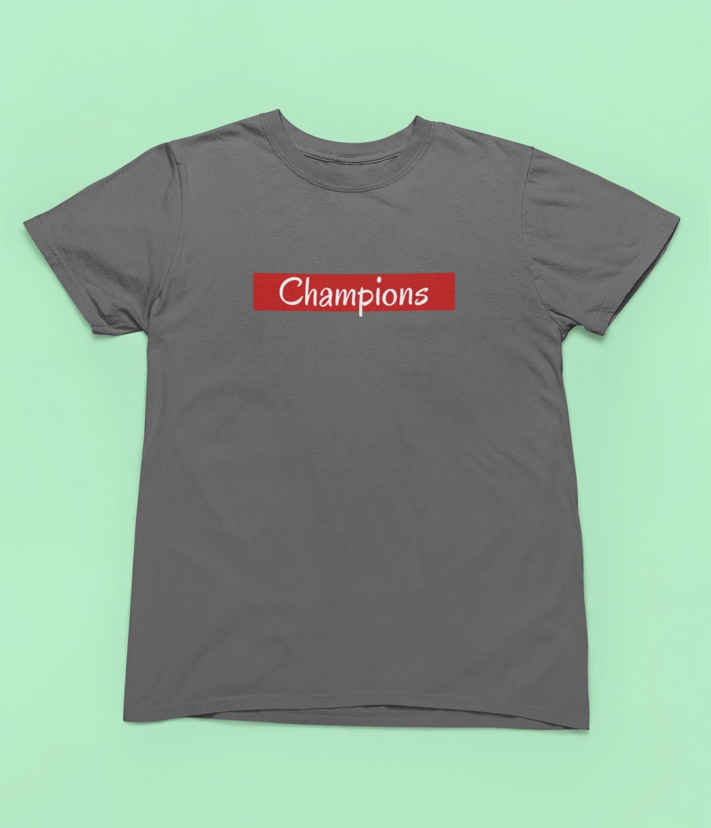 Champions Kid T-shirt for Baby Boy/Girl Grey Melange