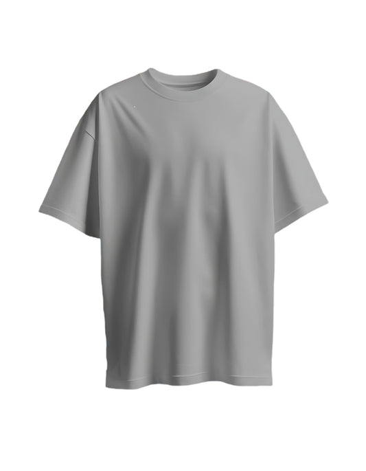 Grey Melange Unisex Oversized T-shirt