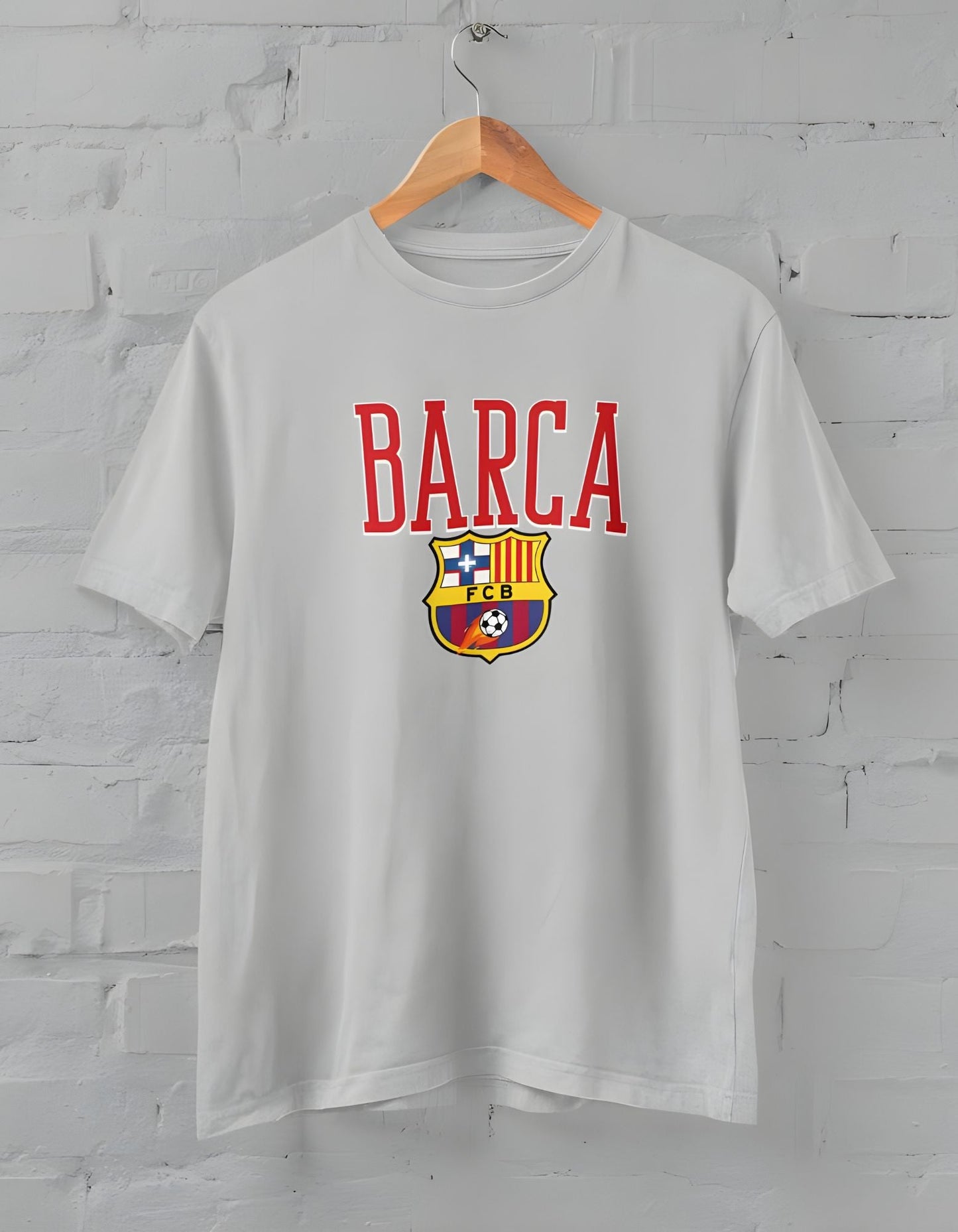 F.C Barcelona Printed Half Sleeve T-Shirt for Men