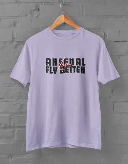 Arsenal Love T-Shirt for Men Lavender