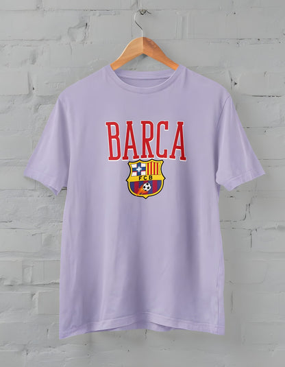 F.C Barcelona Printed Half Sleeve T-Shirt for Men