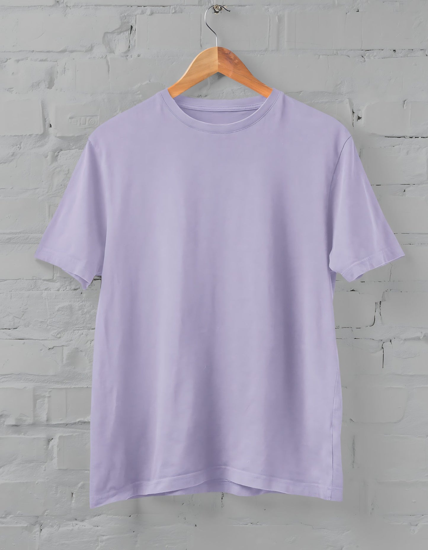 Lavender Half Sleeve T-shirt for Men