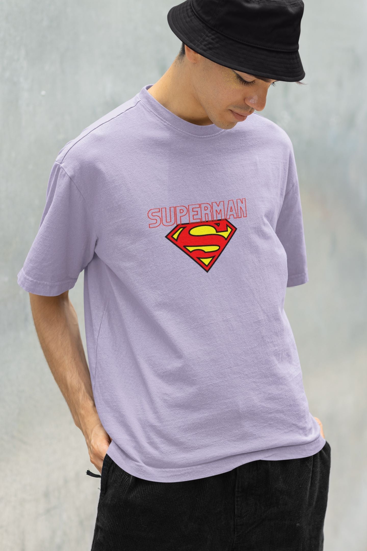 Superman Superhero Oversized T-shirt for Men