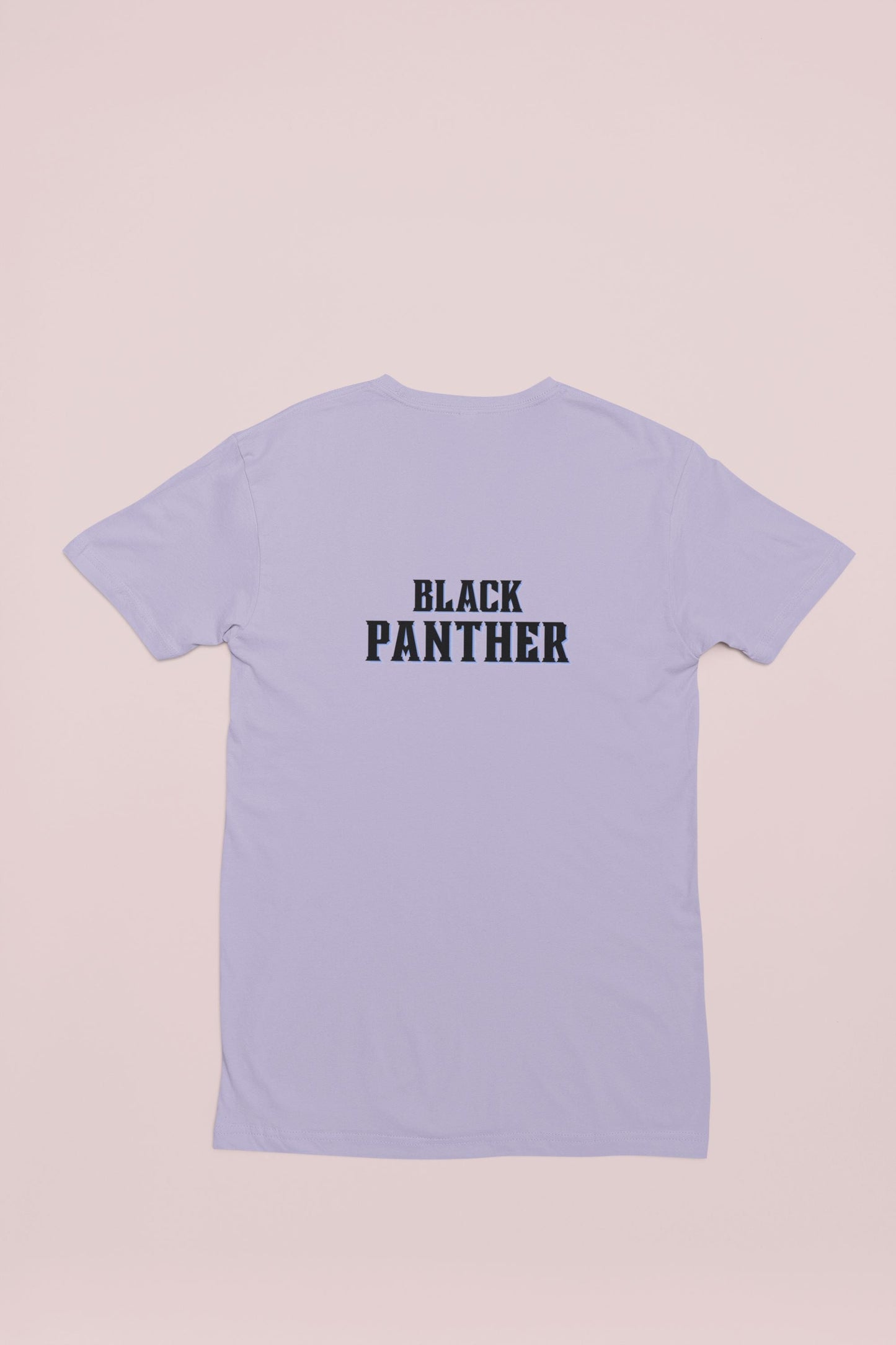 Black Panther Superhero Kid's T-shirt for Boy/Kid Lavender