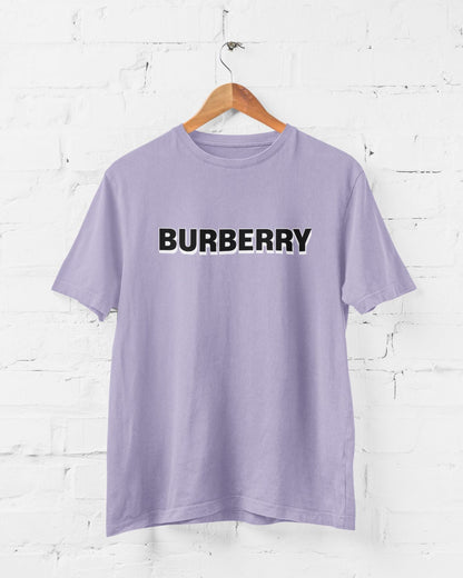 BurBerry Half Sleeve T-shirt for Men Lavender