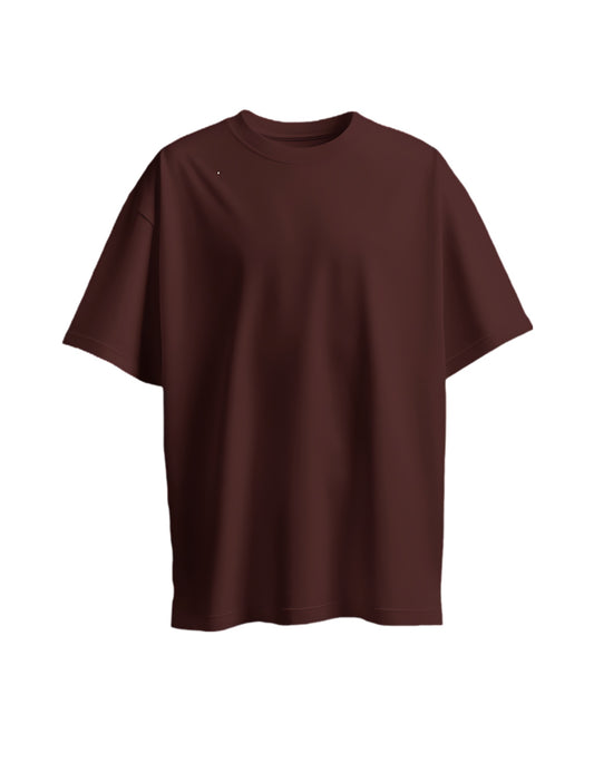 Maroon Unisex Oversized T-shirt